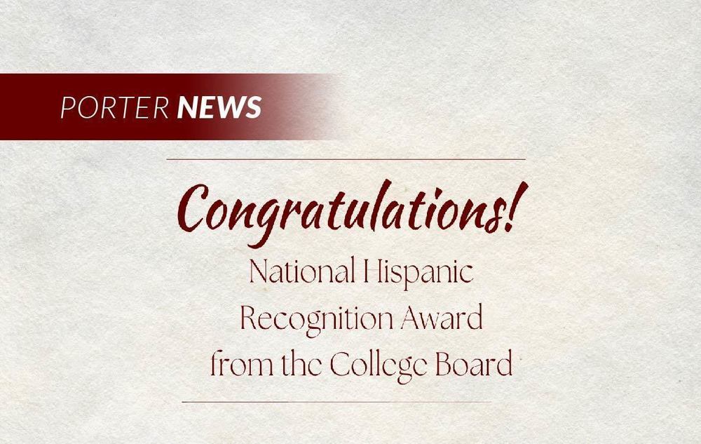 National Hispanic Recognition Award
